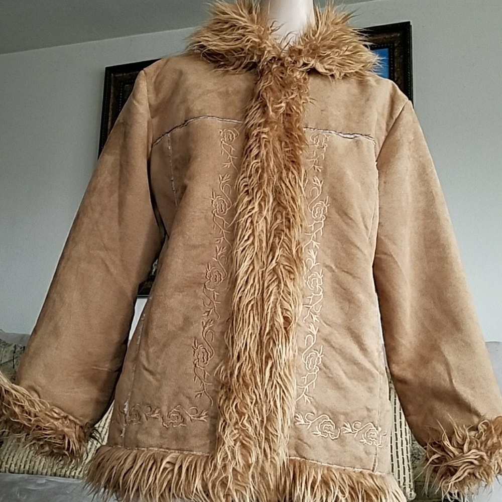 CLASSY & WARM TAN VINTAGE JACKET